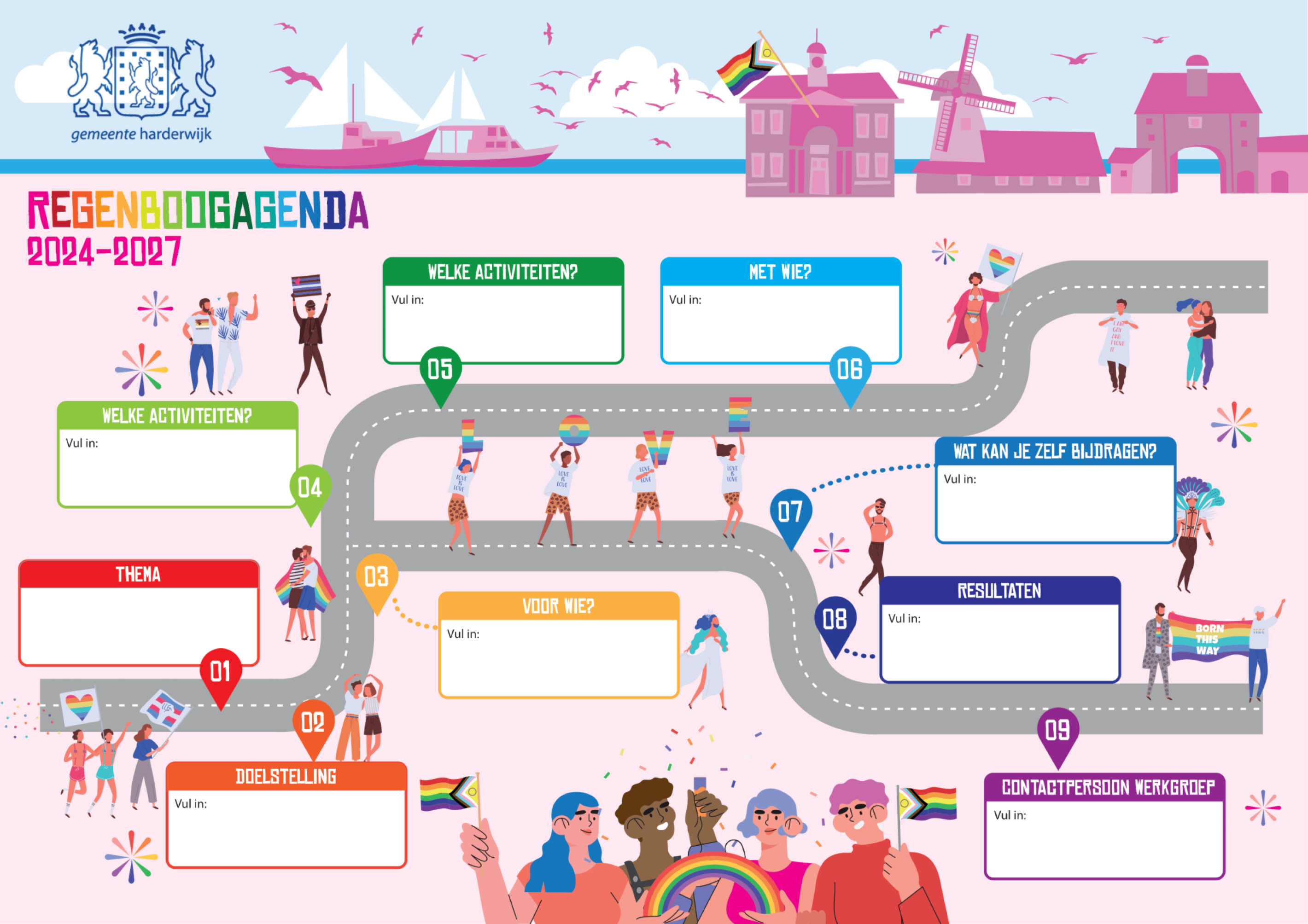 Routekaart gemeente Harderwijk